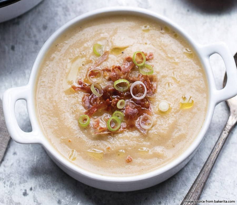 cauliflower leek soup