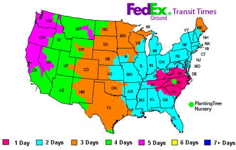 shipping zones