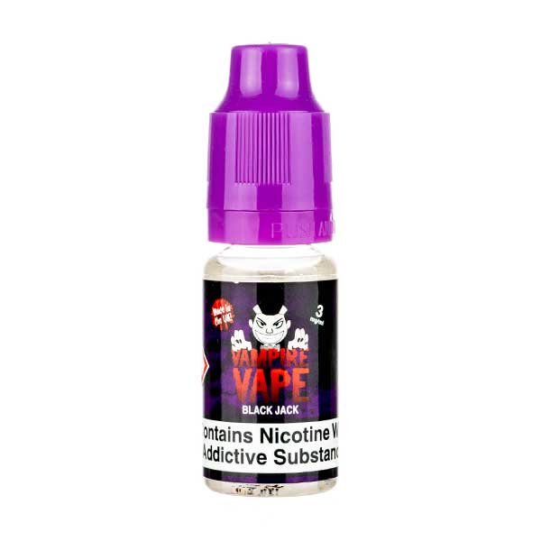 A picture of Black Jack E-Liquid by Vampire Vape