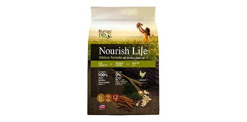 nurture pro nourish life chicken formula for mature cat 7+