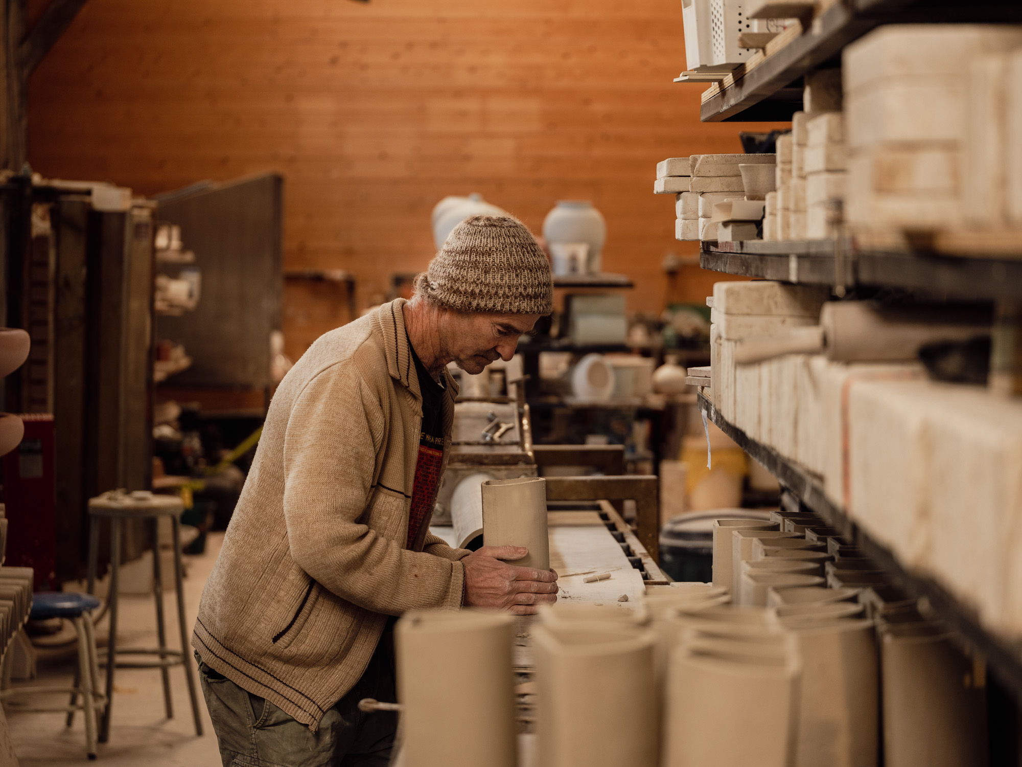 We Ponder master craftsman Ian Claire