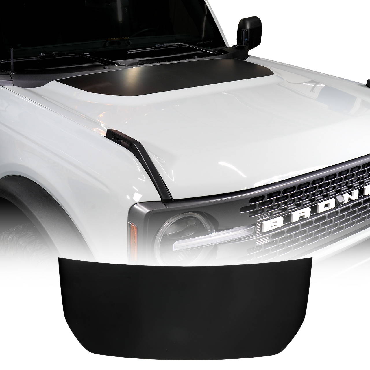 IAG Off-Road Front Hood Graphic - Solid Design Fits 2021+ Ford Bronco
