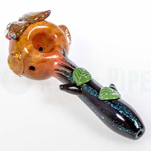 Empire Glassworks Wise Owl Hand Pipe - back