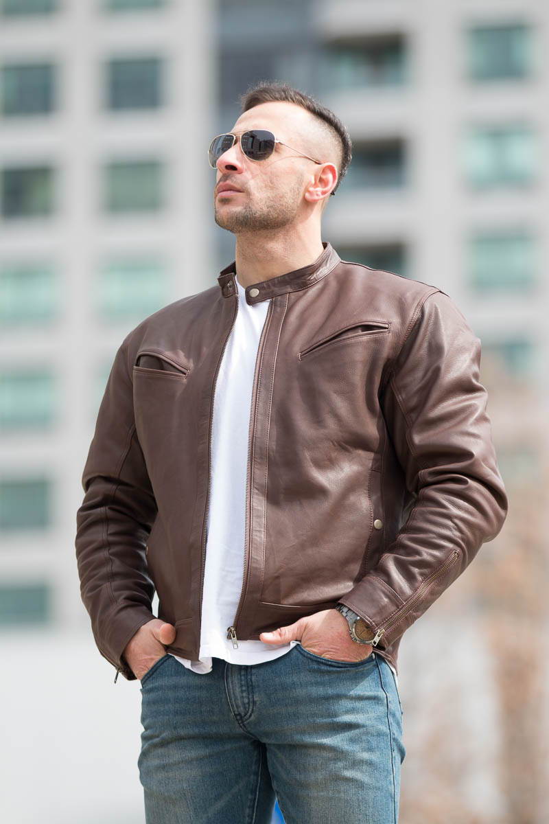 romans leather jacket