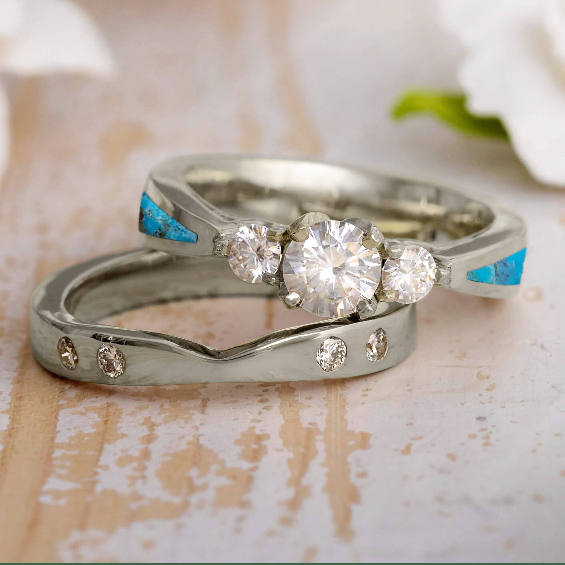 Turquoise Engagement Ring