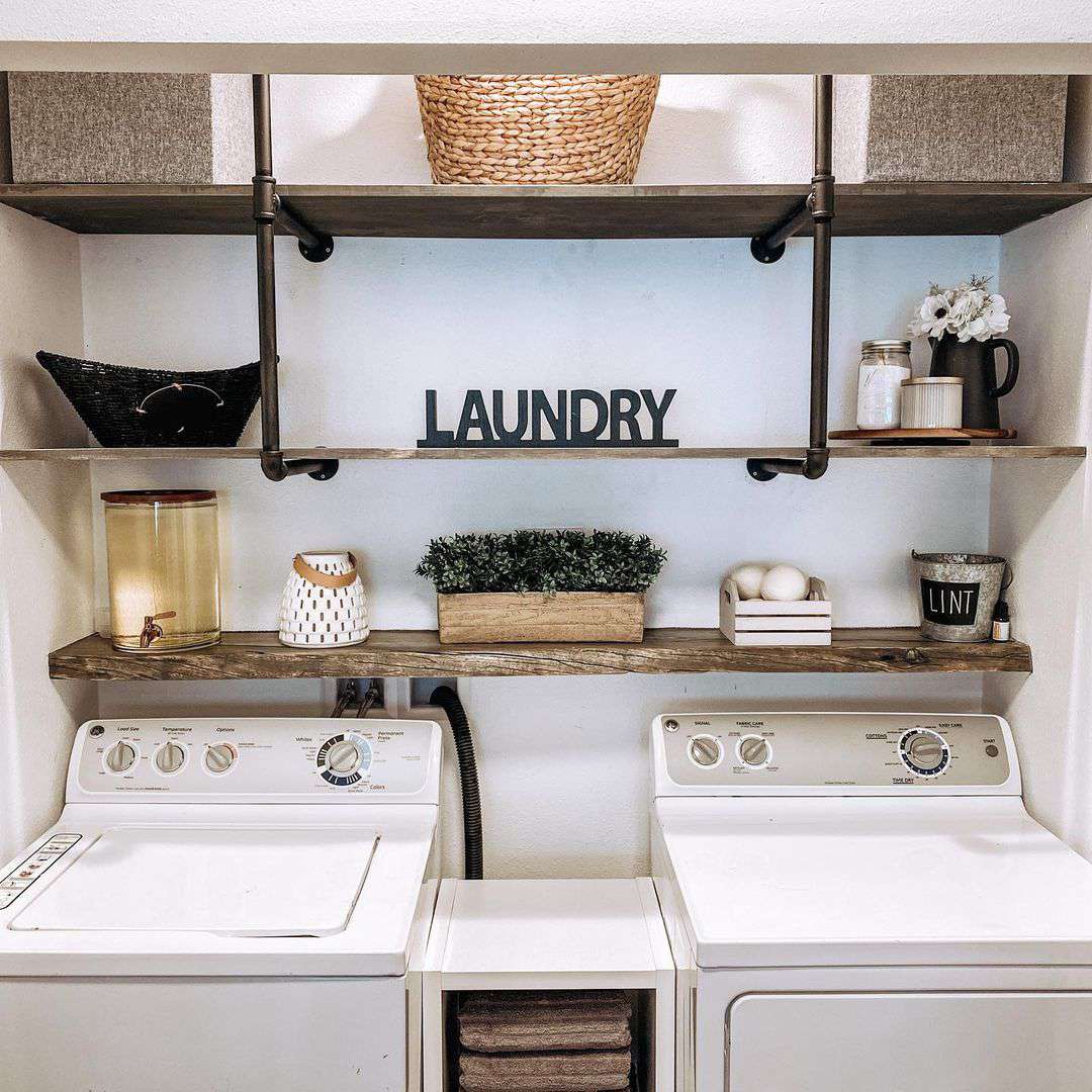 Using a Rustic Farmhouse Style to Decorate Your Laundry Room - Made Terra