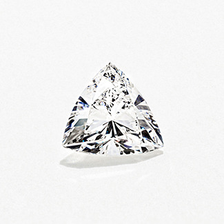 Trillion shaped diamond
