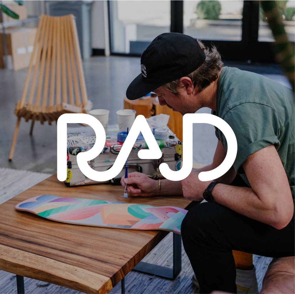 RAD Rumpl Artist Division - Nathan Brown designing blanket