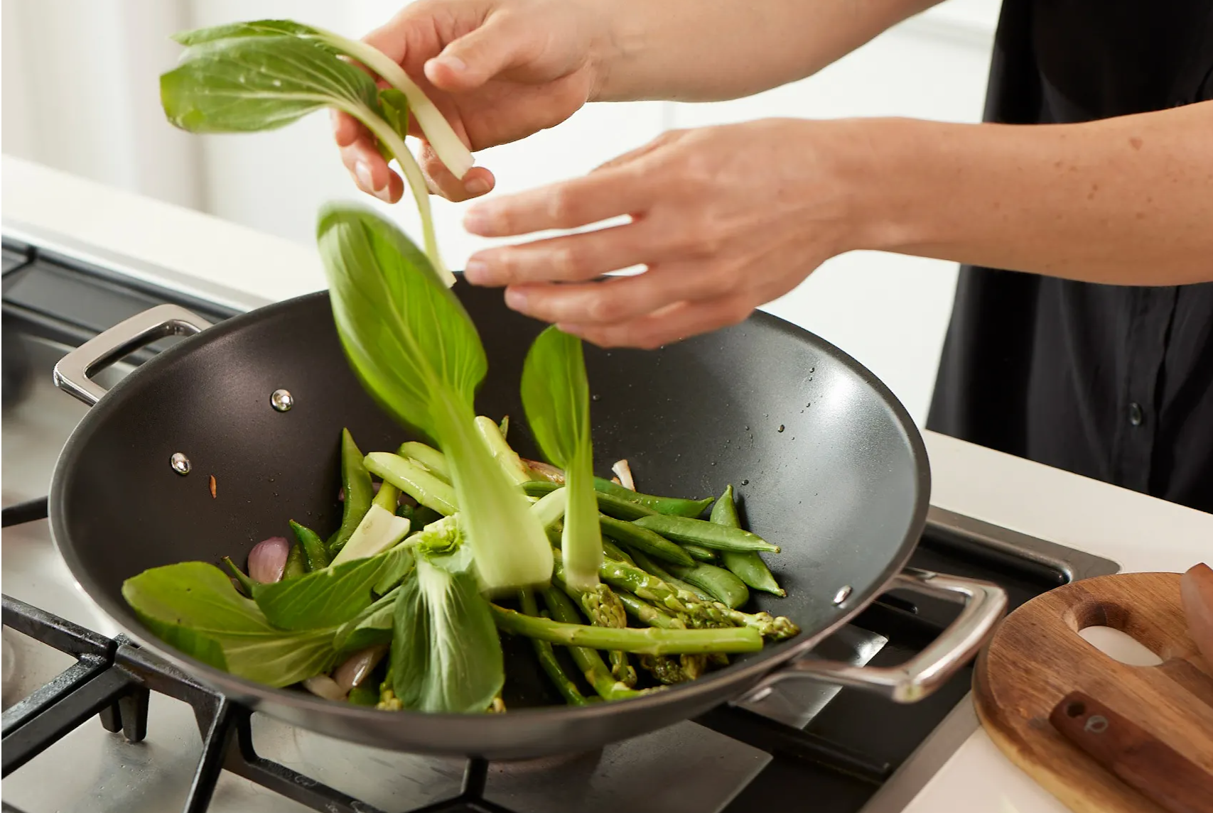 Las sartenes tipo wok mejor valoradas para preparar las verduras