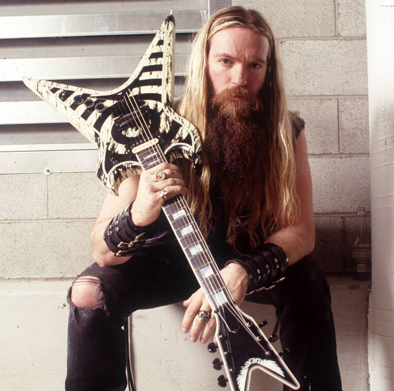 Zakk Wylde with his custom Splittail