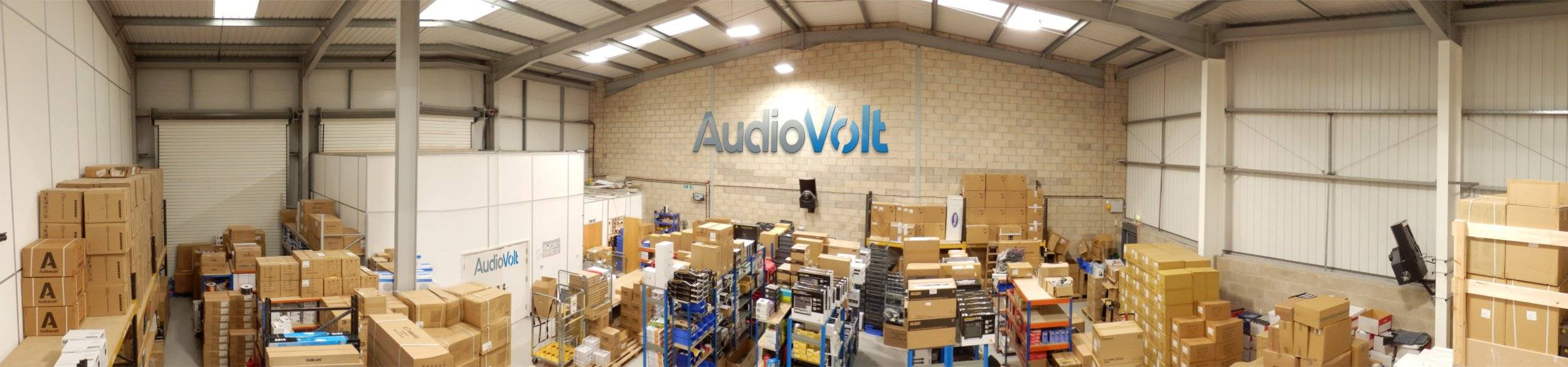 Audio Volt purpose built 5,700 sq ft warehouse