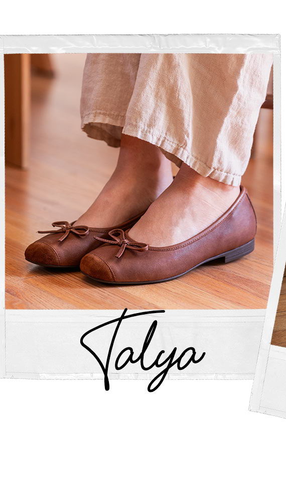 Talya Gingerbread Ballet Flat | Alegria Shoes