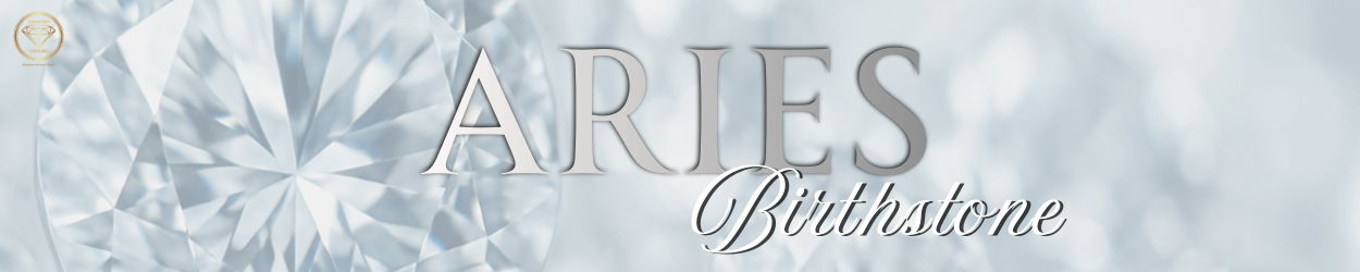 Aries birthstone banner 