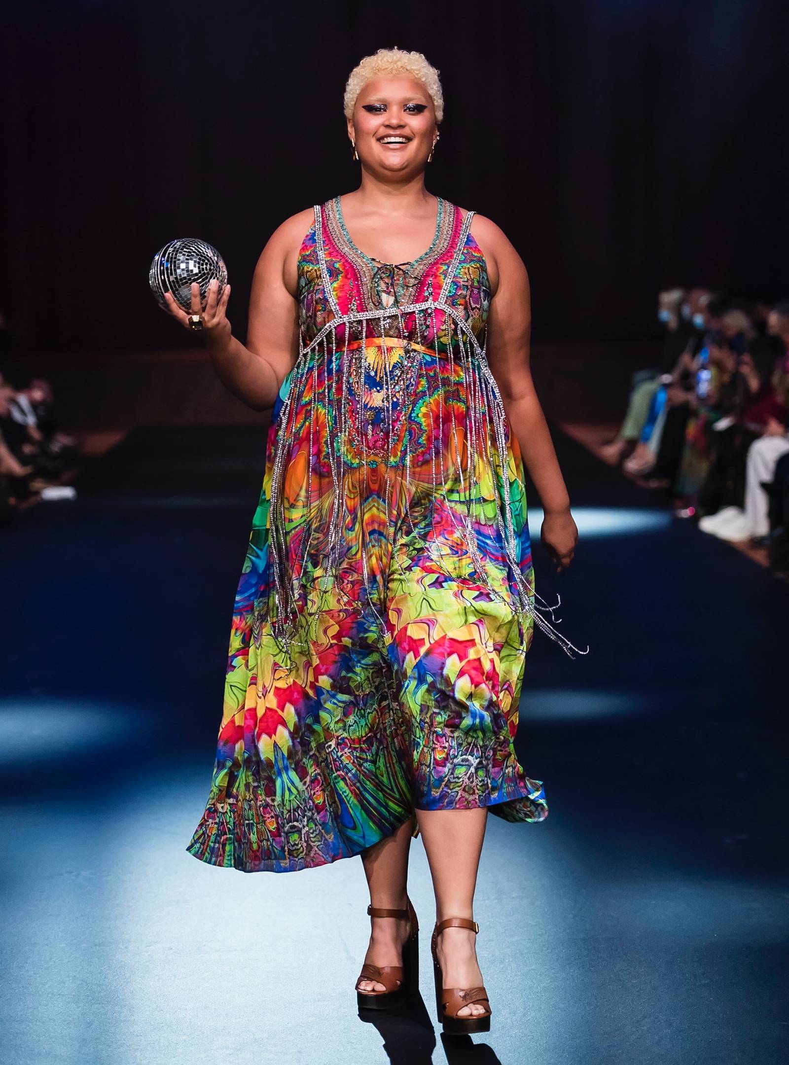 CAMILLA Melbourne Fashion Week 2021 | CAMILLA Rainbow Print Dress