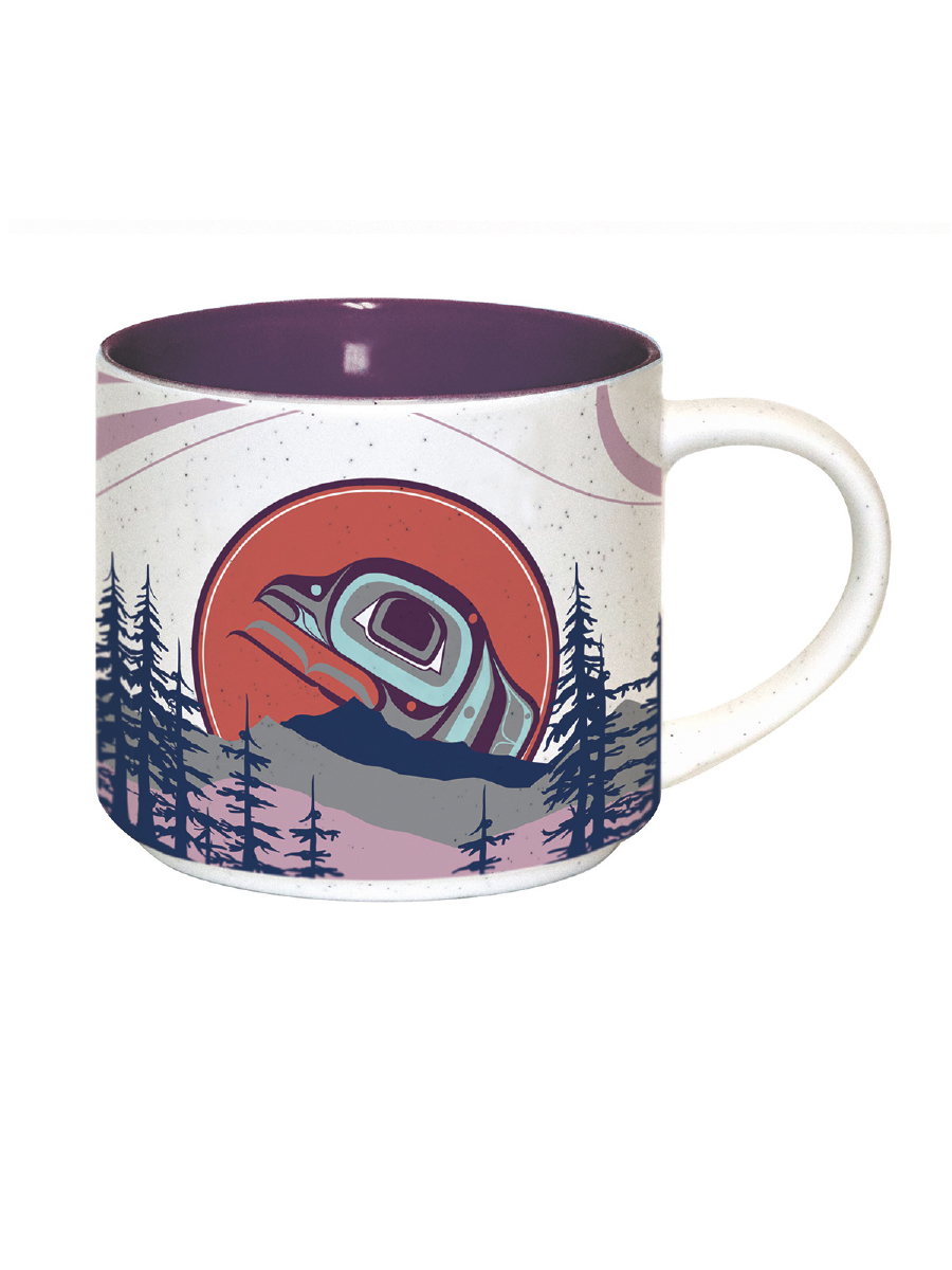 The Light Keeper 16oz Ceramic Mug by Adam Lewis, Kwakwaka'wakw, We Wai Kai