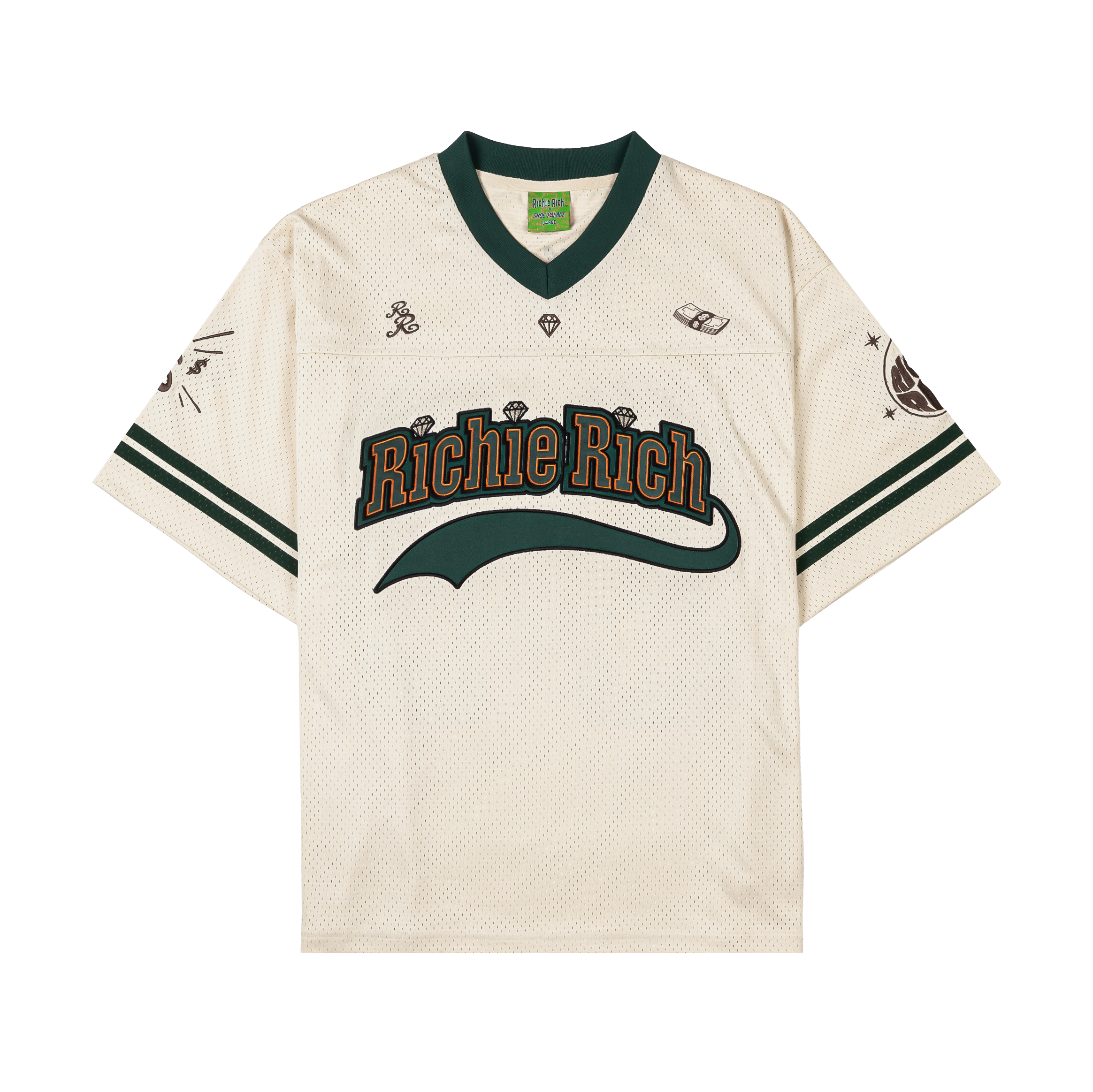 A cream jersey with 