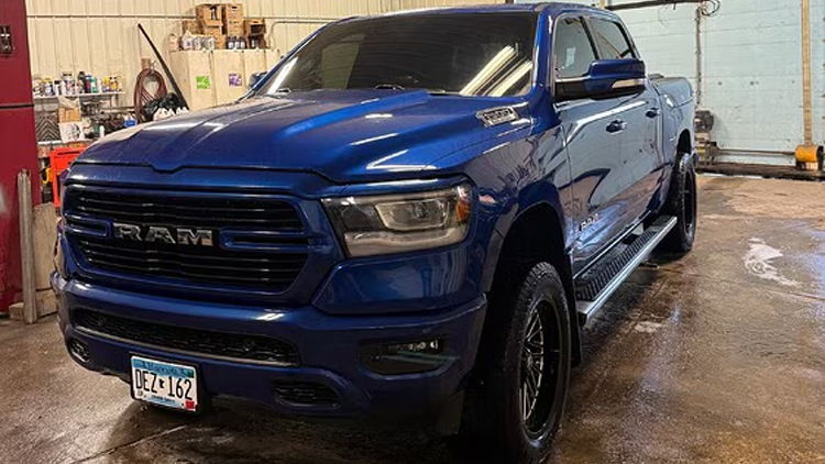 2019 Ram 1500 Stealth Spare Tire Delete train horn install