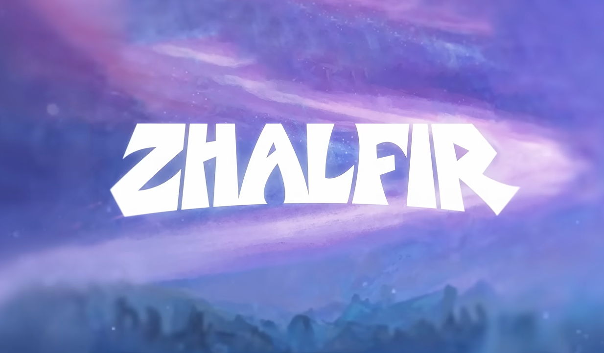 The logo for the upcoming 2027 MTG Expansion Zhalfir.
