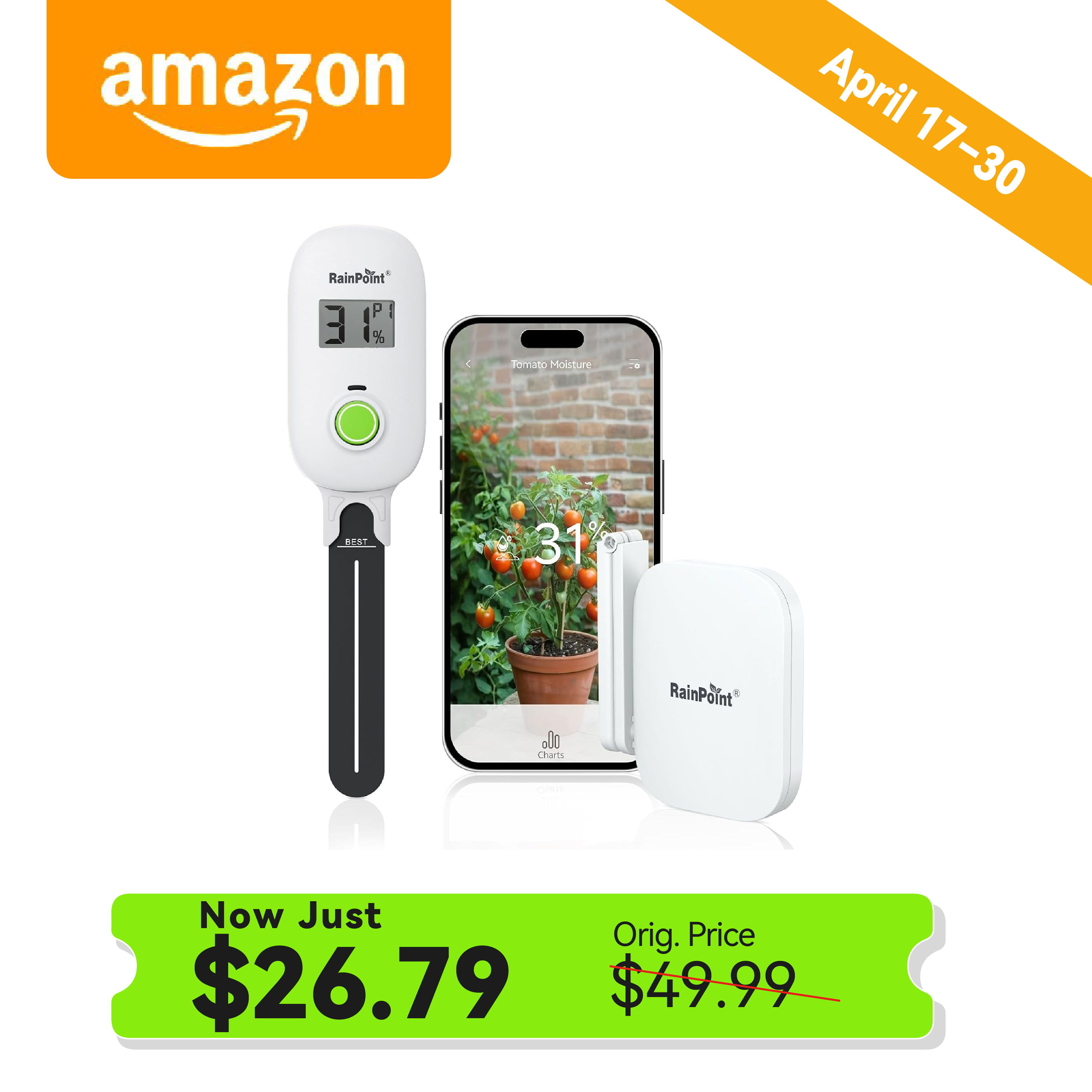 Amazon promotional image for a product showing pricing and dates.