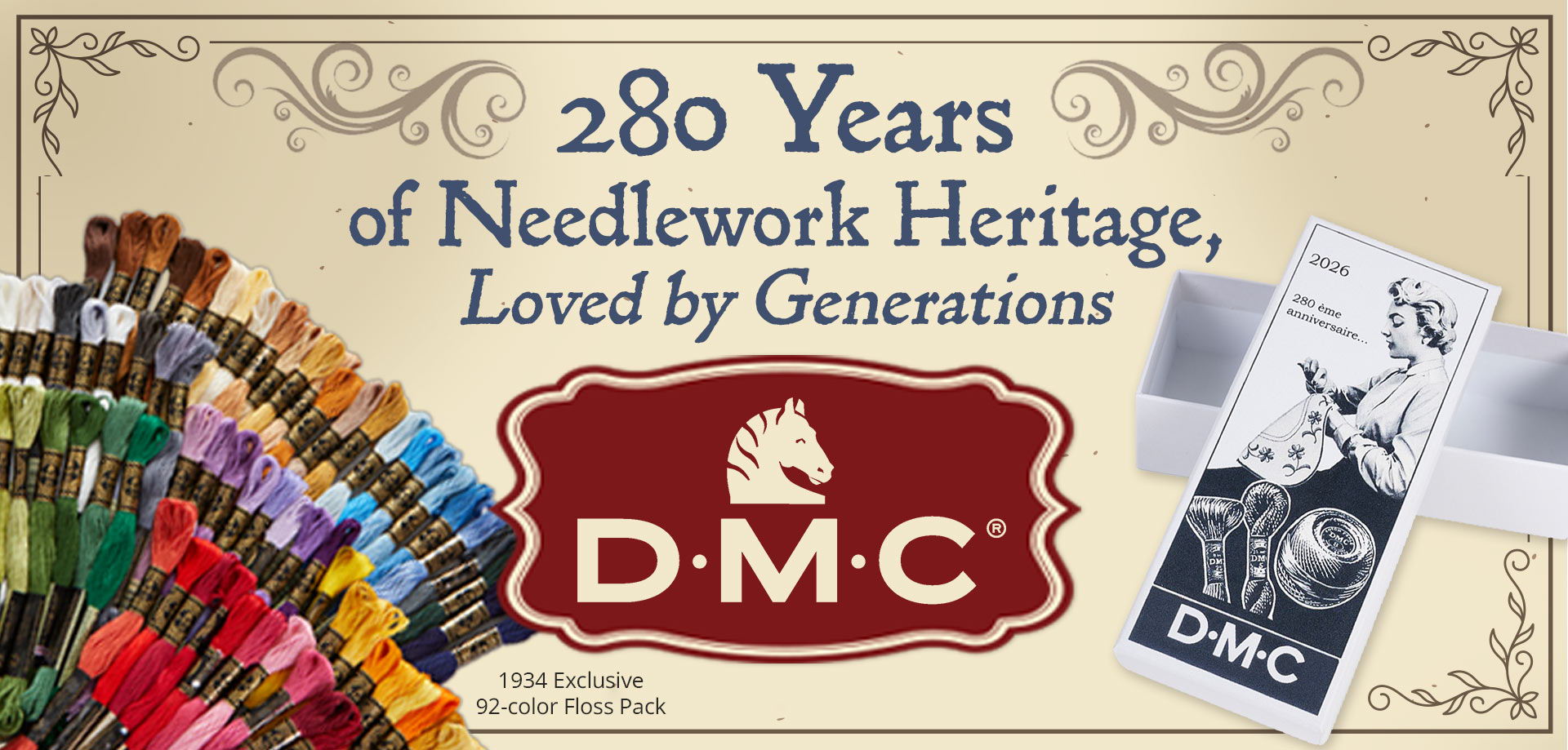 DMC—280 Years of Needlework Heritage, Loved by Generations
