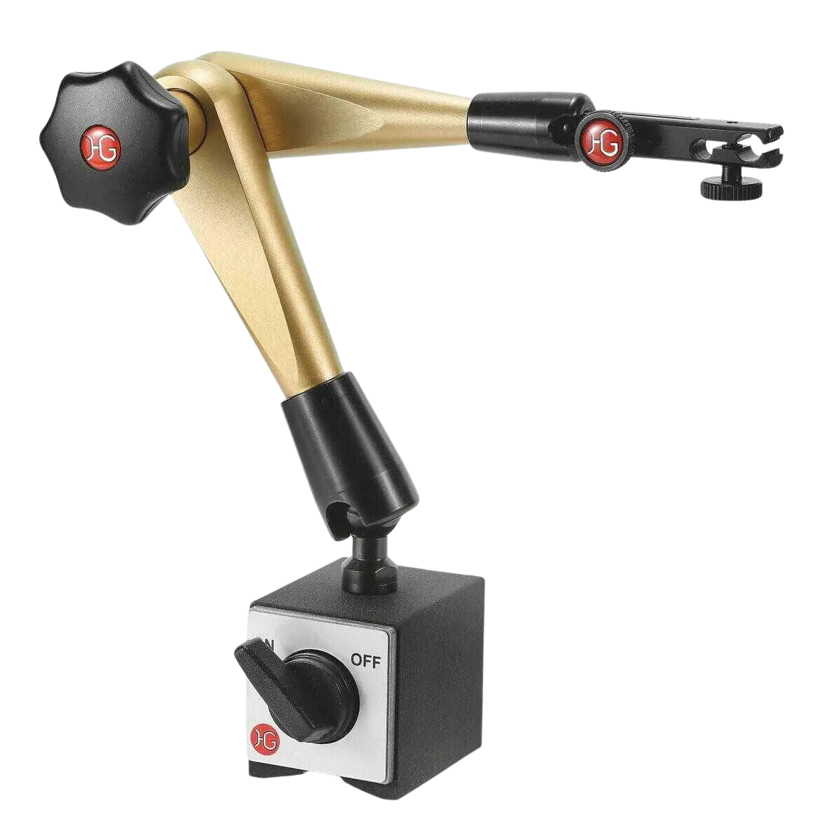 HG Hydraulic Magnetic Measuring Stand (with Base) with Mechanical Fine Adjustment