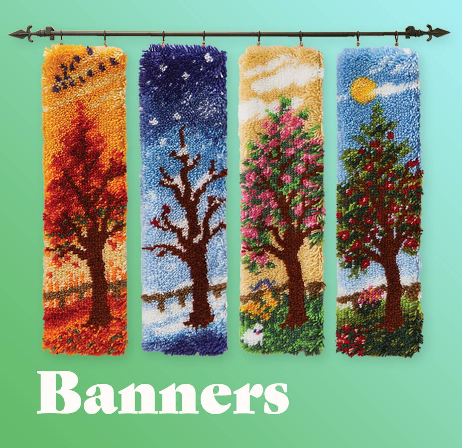 Latch Hook Banner Kits