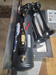 HornBlasters air tank and dual-trumpet horns assembled on workbench