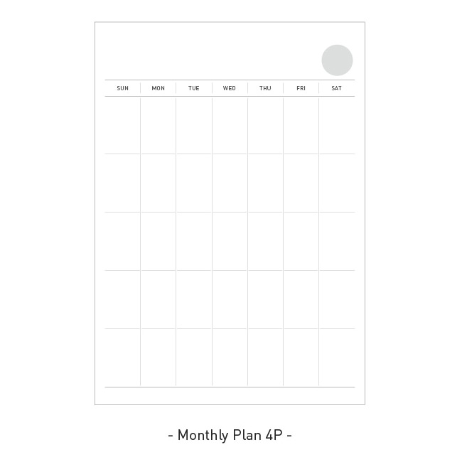 Monthly plan - Ardium Gradation 100days spiral undated daily study planner