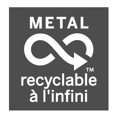 Metal recyclable Ć lāinfini