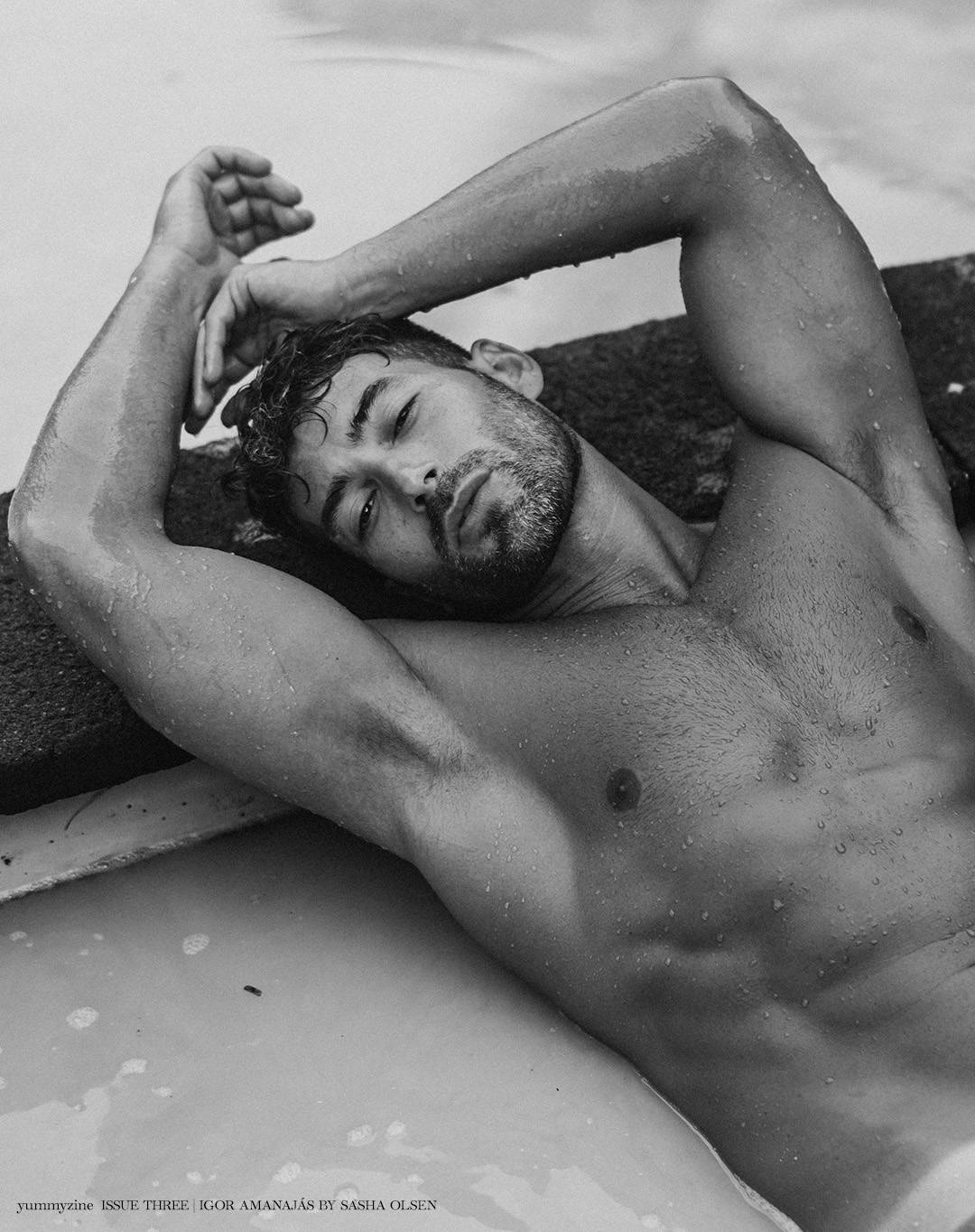 Brazilian-Portuguese actor, model, and performer Igor Amanajás now living in Bali for his P.h.D pic
