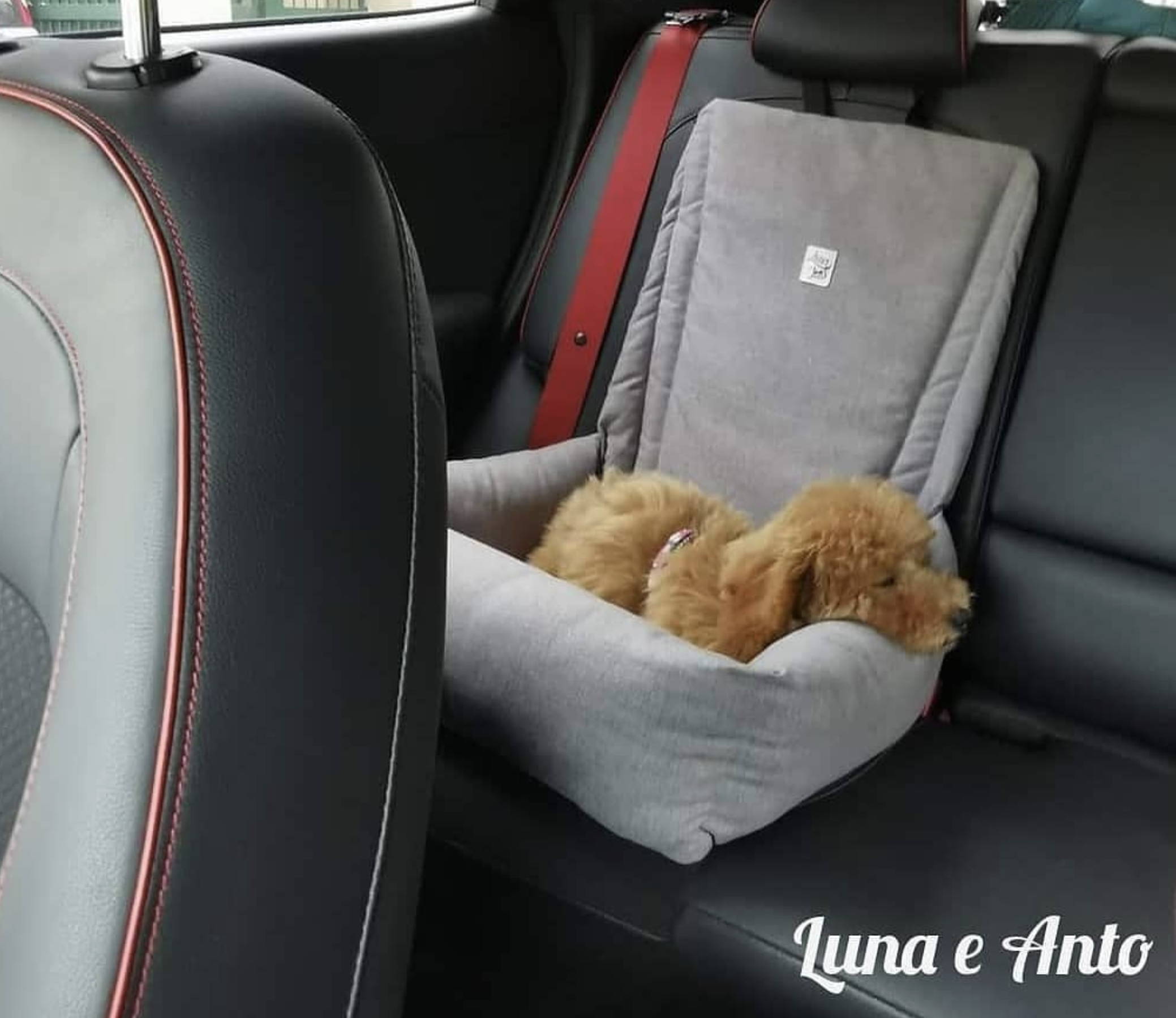犬用 車用 ドライブ用 Leo & Luna オートベッド S, M, Lサイズ/ 3カラー 高級 おしゃれ 洗える 壊れにくい