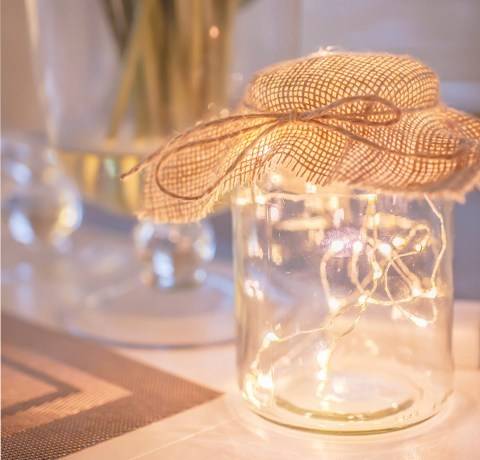 How to make a fairy light lantern in 5 minutes