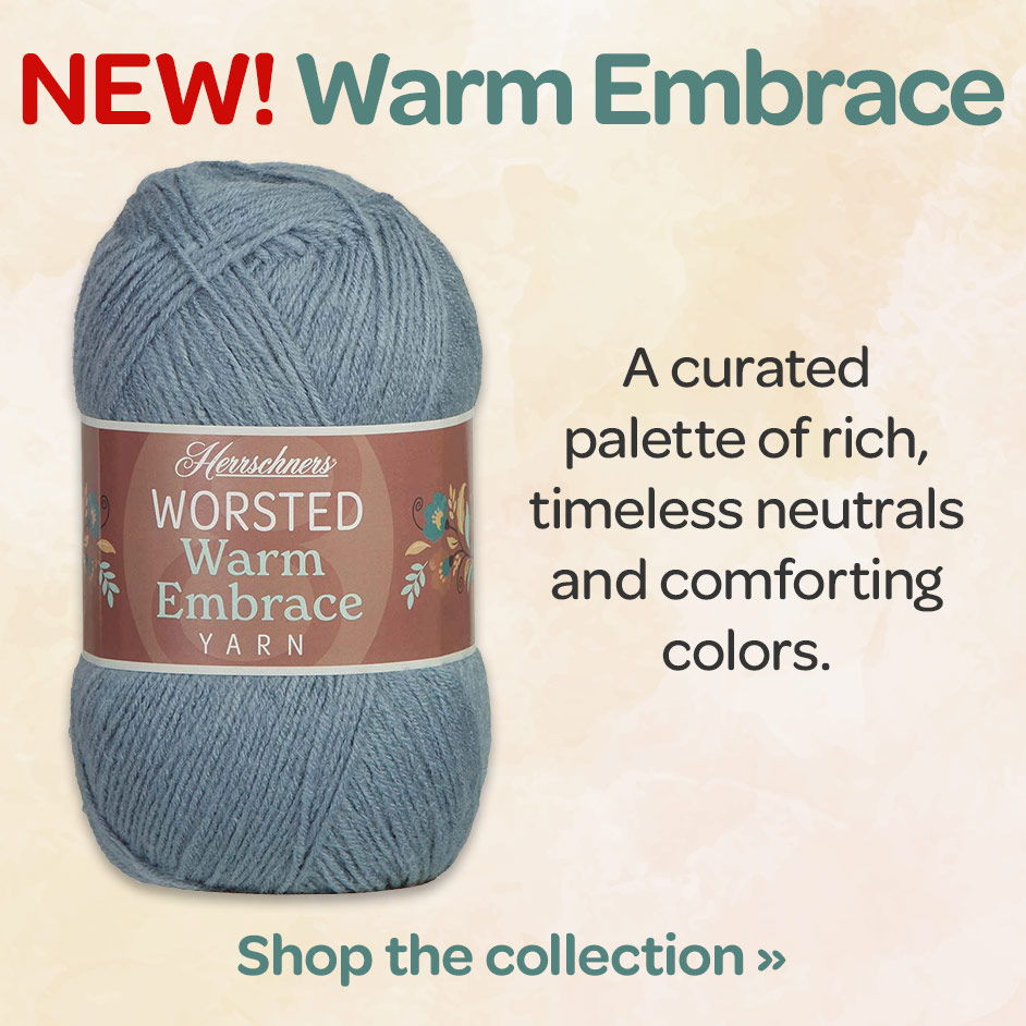 Herrschners Worsted 8 Warm Embrace Yarn - A curated palette of rich, timeless neutrals and comforting colors. Shop the collection