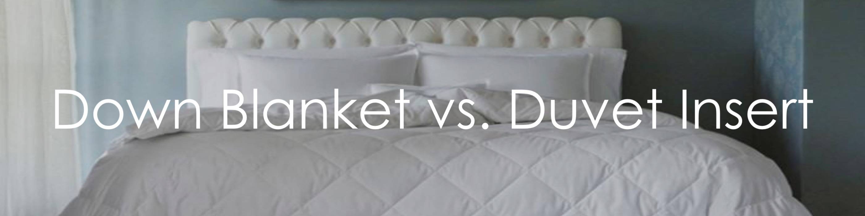 Down Blanket Cover Vs Duvet Insert, Can You Put A Duvet Cover On Blanket