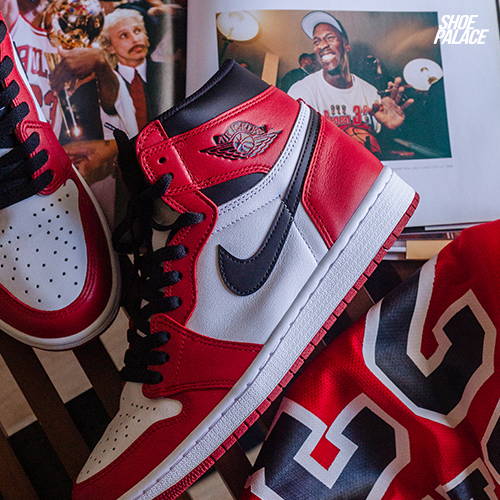 red jordan high top on top of jordan images and jersey