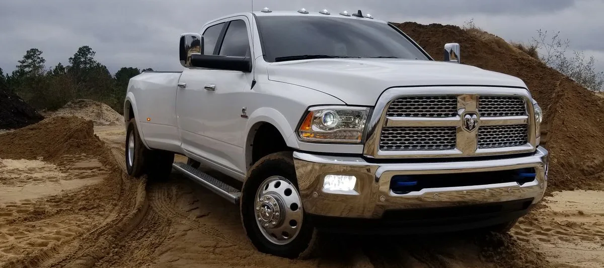 Angel's 2015 Dodge Ram 3500 with Conductor's Special 244K Spare Tire Delete Kit overview photo 1