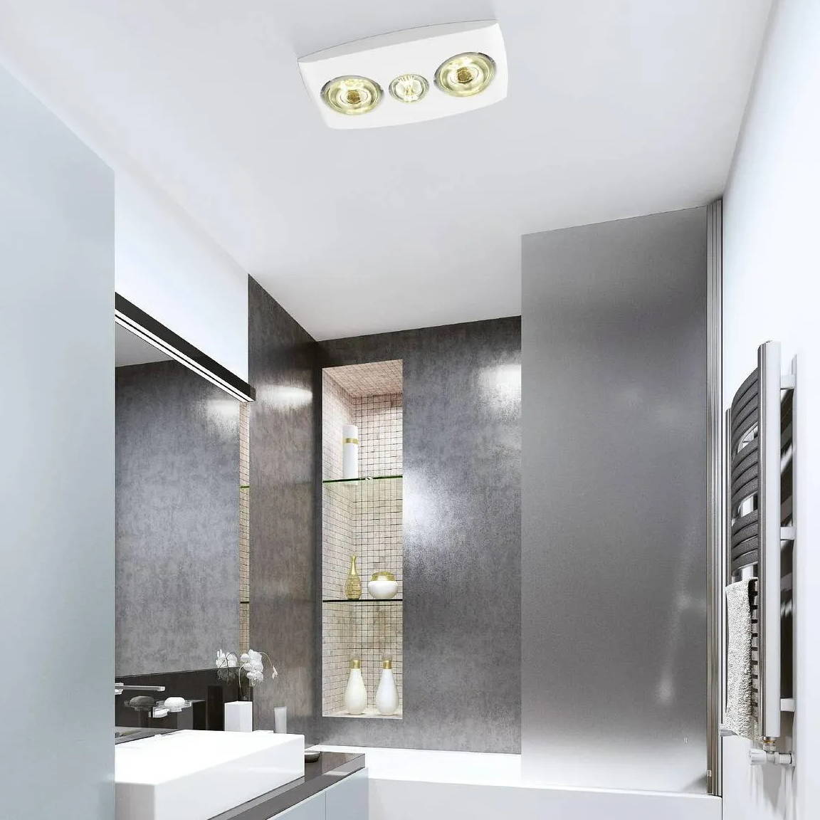 3-in-1 Bathrooms Heaters | The Blue Space