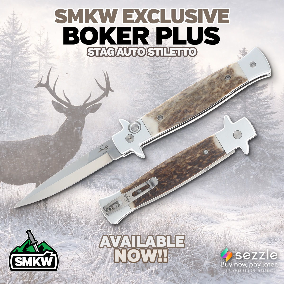 BOKER STAG STILETTO