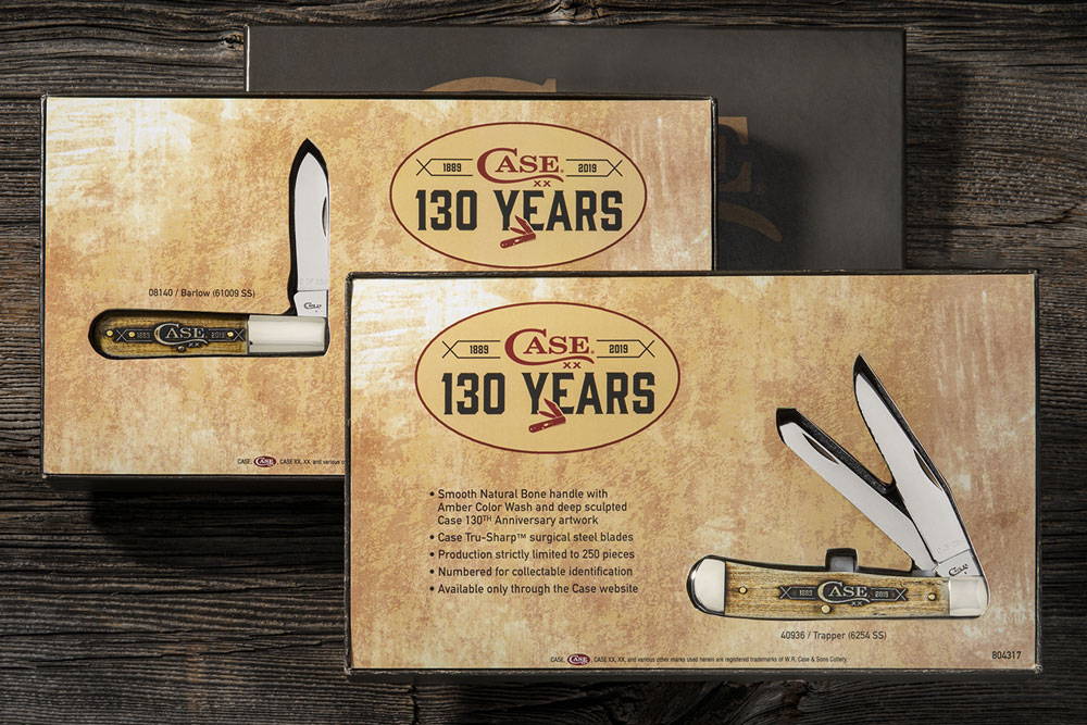 130th Anniversary ConneXX Series Knife Set Shown in individual packaging