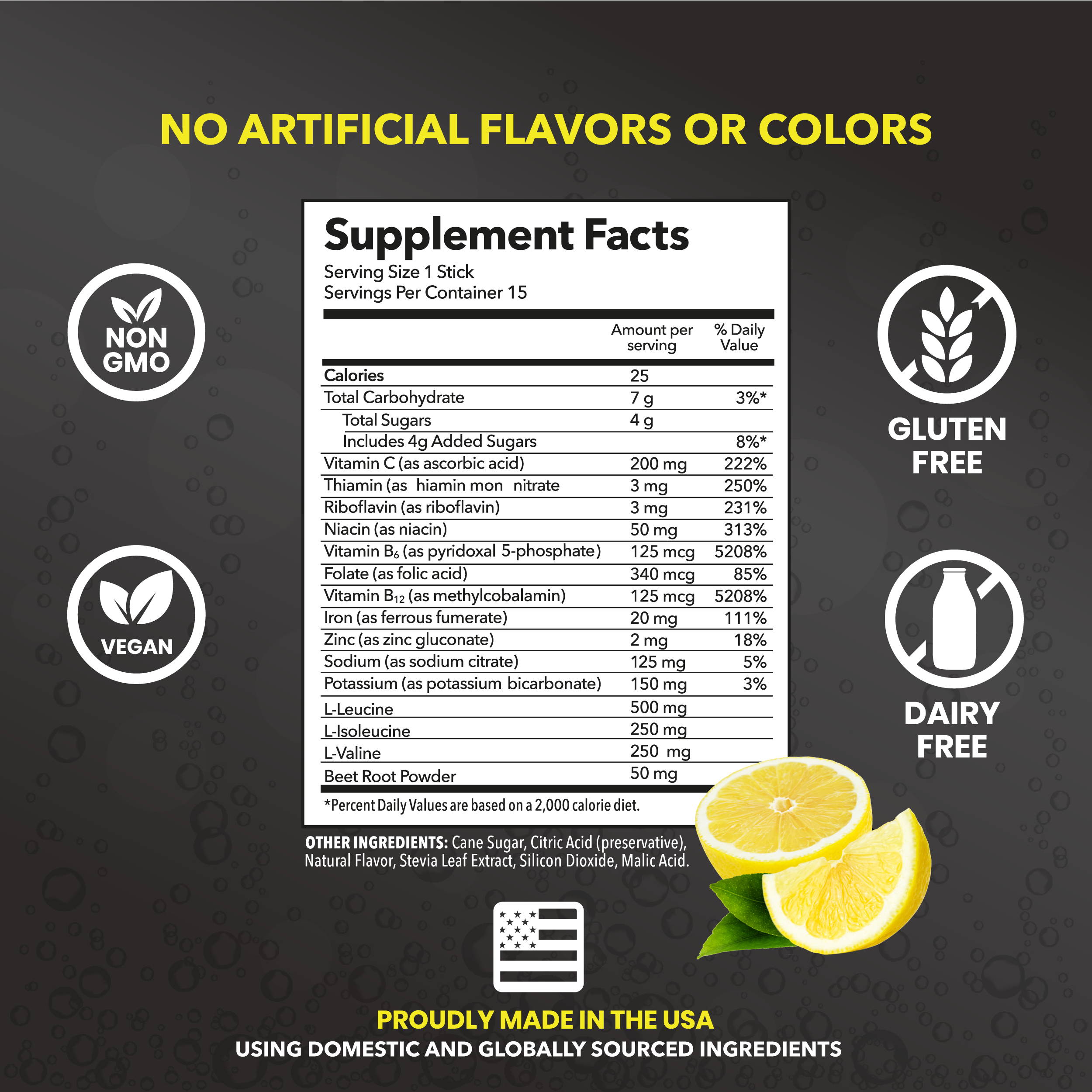 No Artificial Flavors or Colors