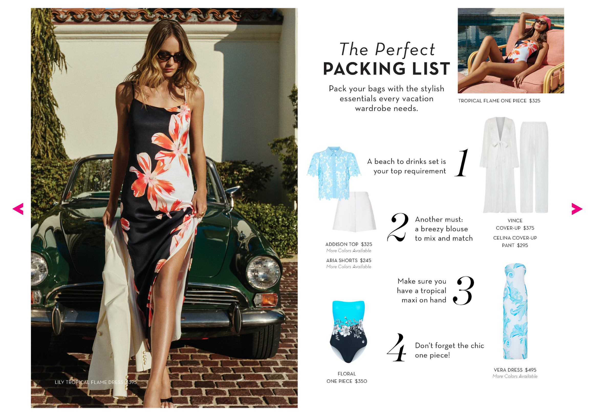 Model wears MILLY's Summer '26 Collection