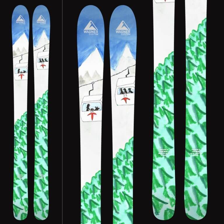 Ski Graphic Inspiration - Custom Skis Wagner Skis