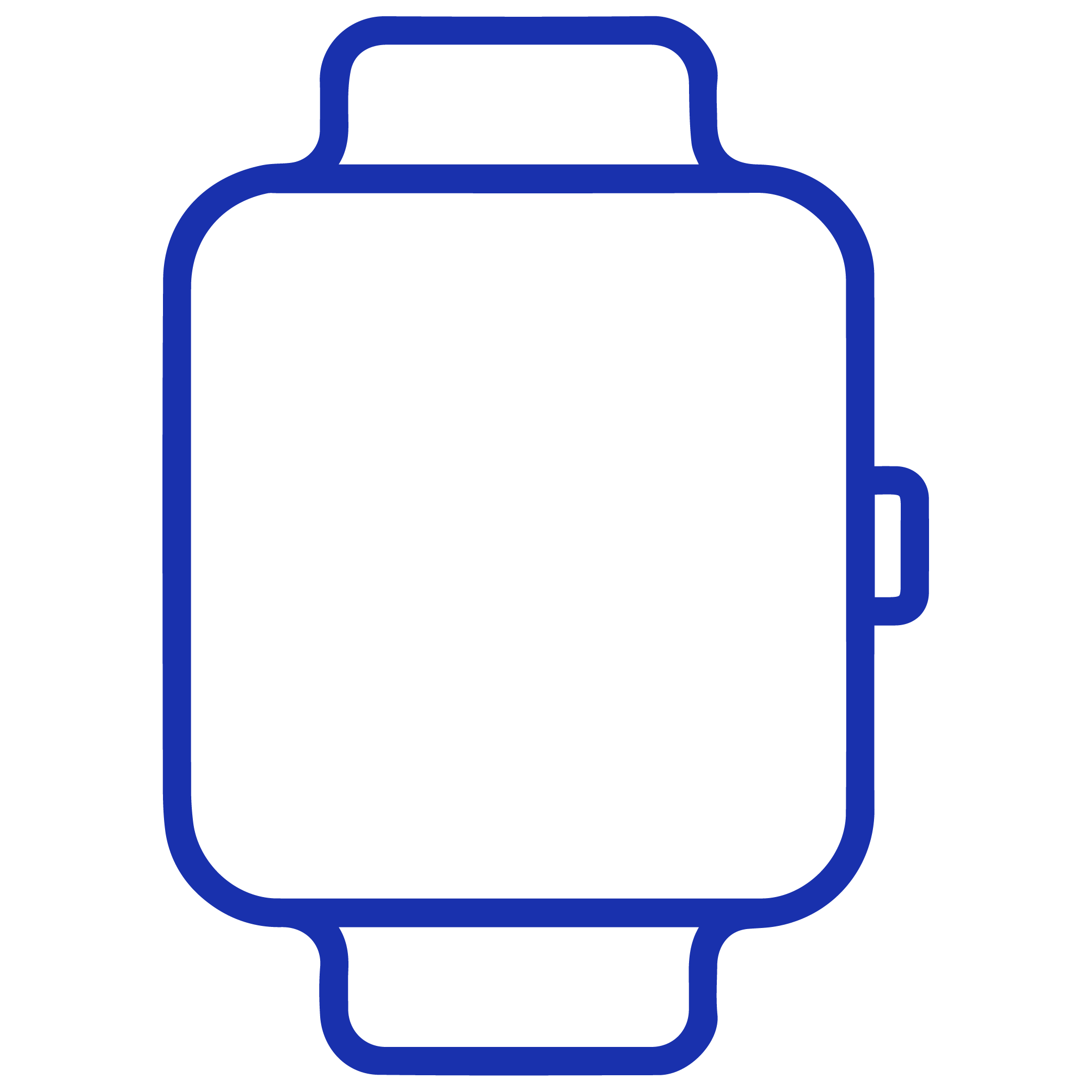 Blue Smartwatch icon