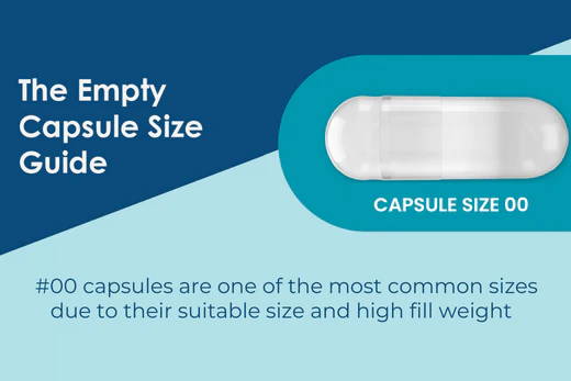 Empty capsule size 00