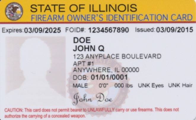 Firearm Owners Identification (FOID) Card