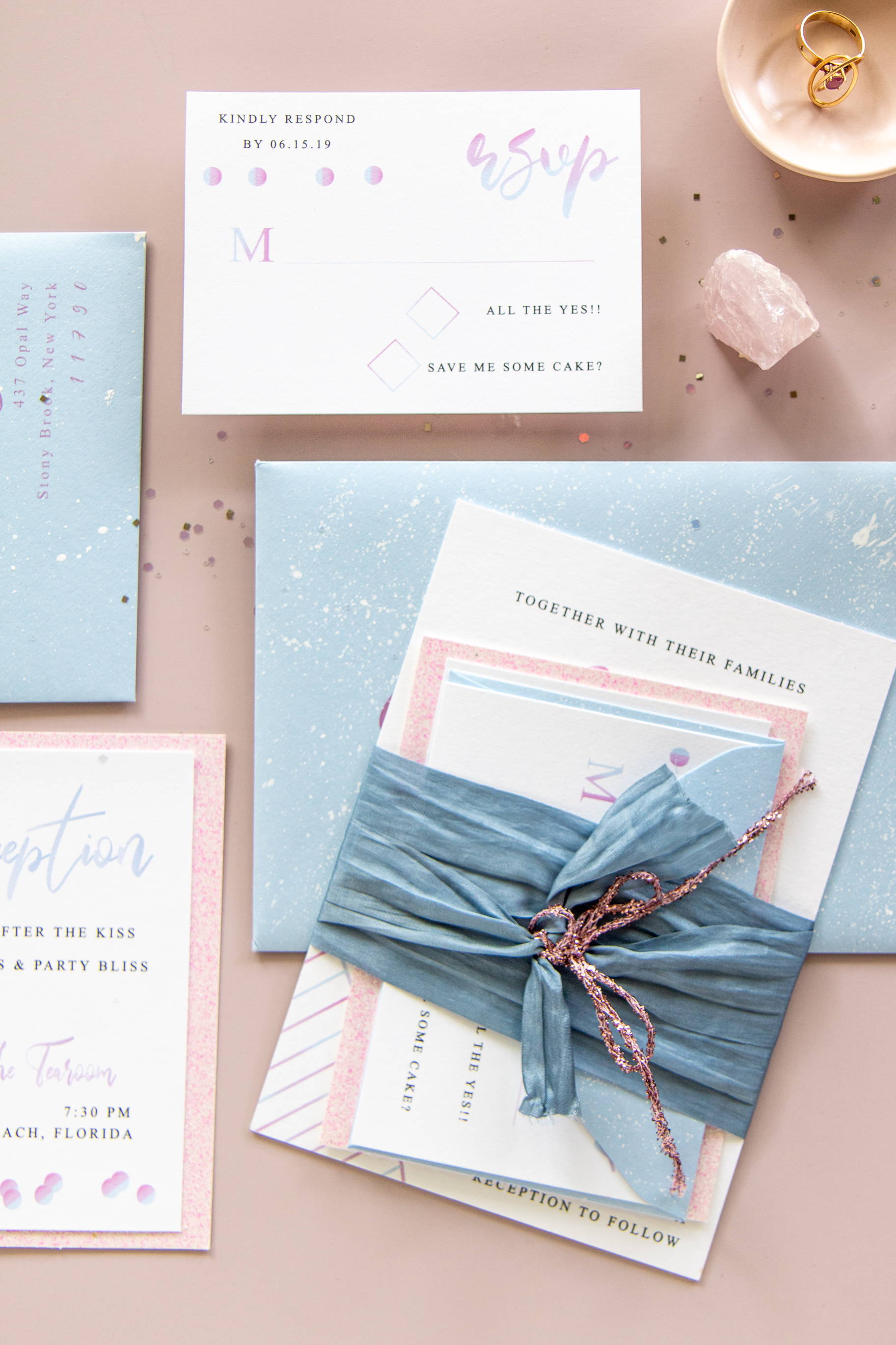 wedding invitations custom, blue wedding invitations, flordia wedding invitations, what are invitation suites