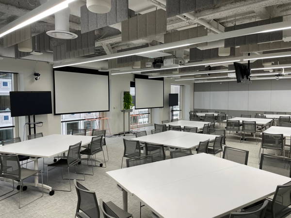 Multipurpose rooms AV systems by Creation Networks