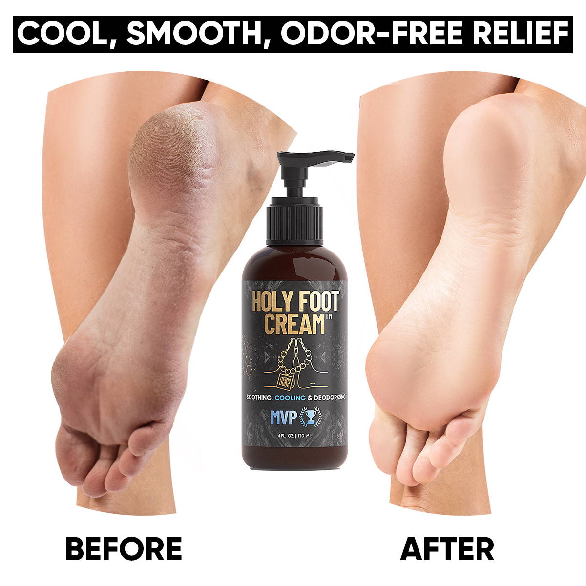 Odor free smooth feet