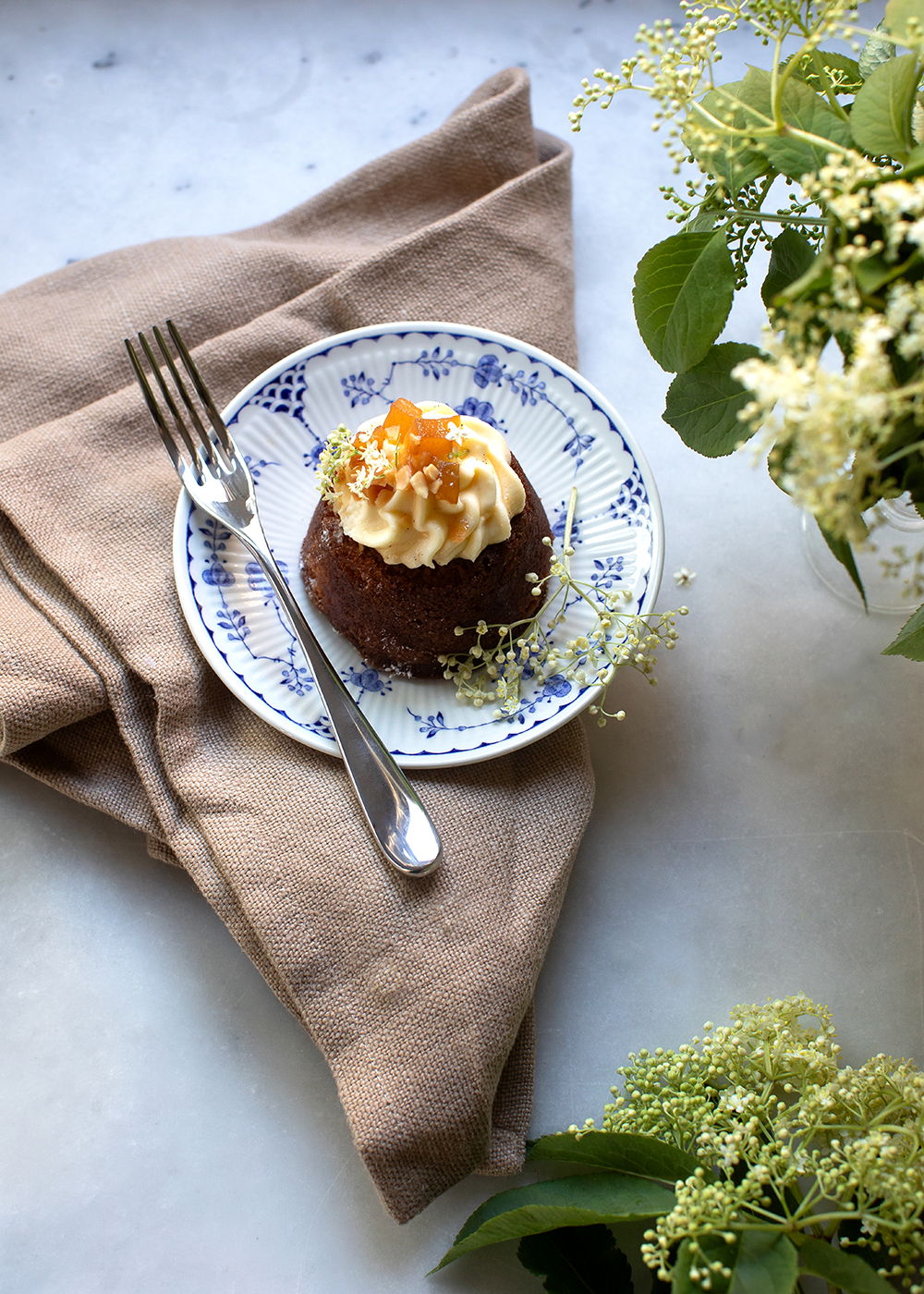Pear, Elderflower and Earl Grey Tea Cakes