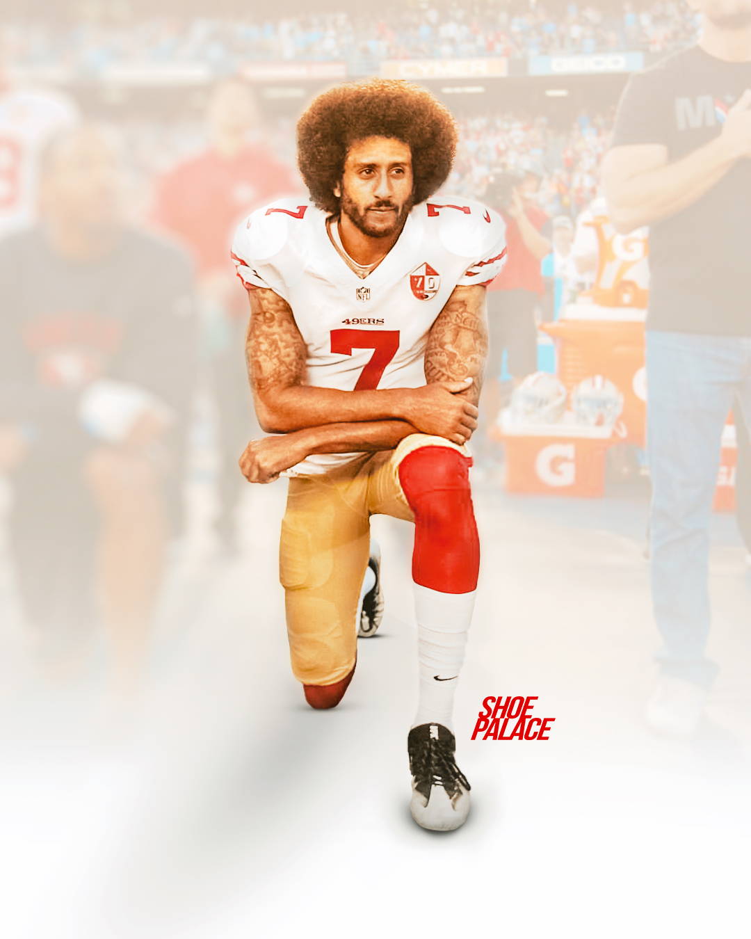 colin kaepernick taking a knee